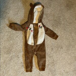Carter's Brown Bear Hooded Footie